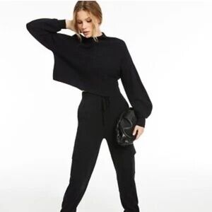 CULPOS x INC Long-Sleeve Knit Crop Top, Created for Macy's